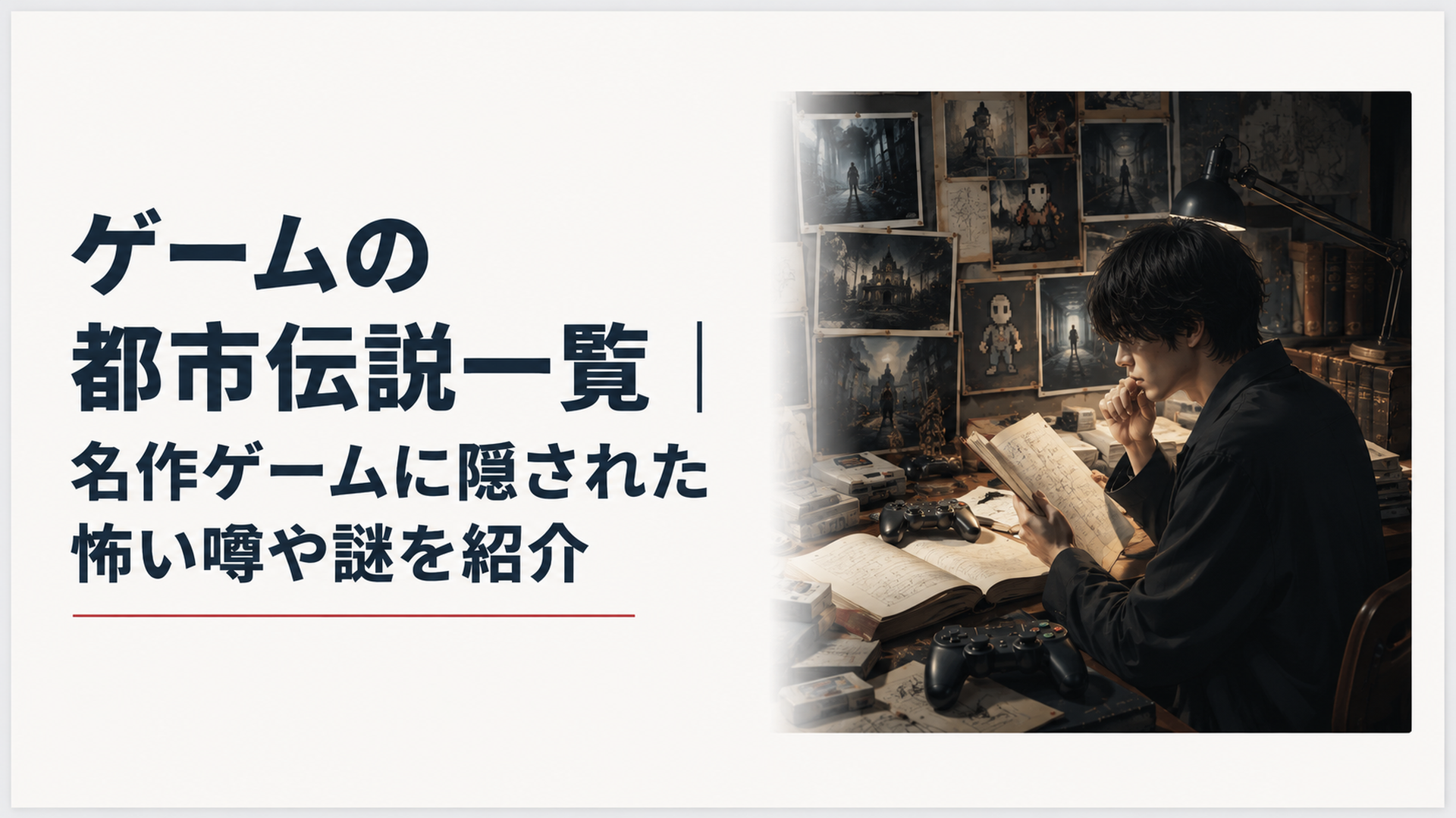 ゲームの都市伝説一覧｜名作ゲームに隠された怖い噂や謎を紹介