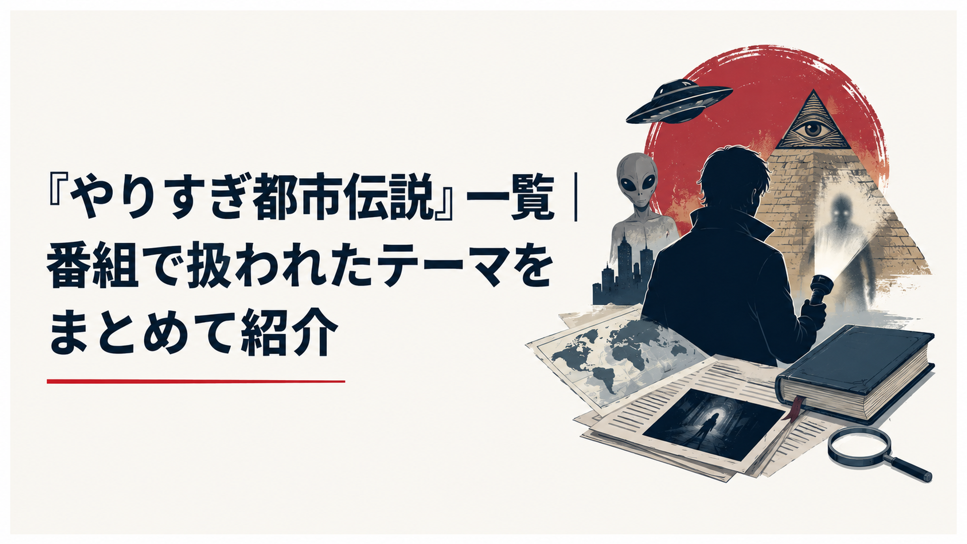 『やりすぎ都市伝説』一覧｜番組で扱われたテーマをまとめて紹介